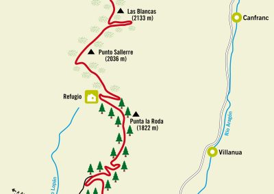 Ruta 7: Las Blancas – Refugio López Huici